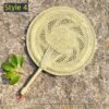 Natural Straw Handmade Fan