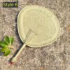 Natural Straw Handmade Fan