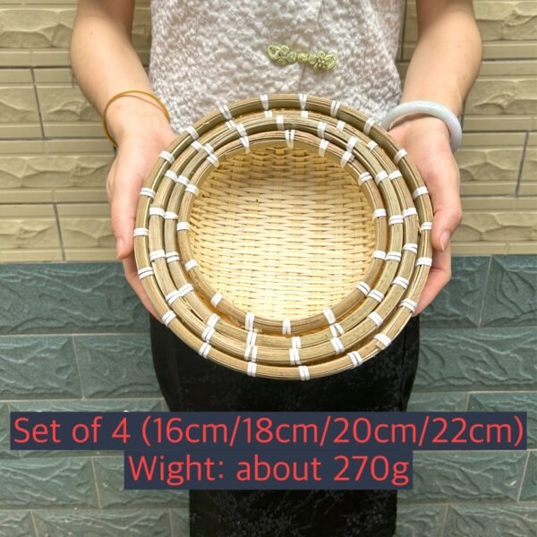 Bamboo Round Handmade Basket