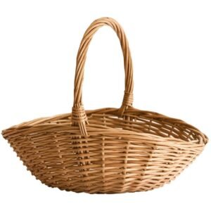 Wicker Hand Basket Without Lid